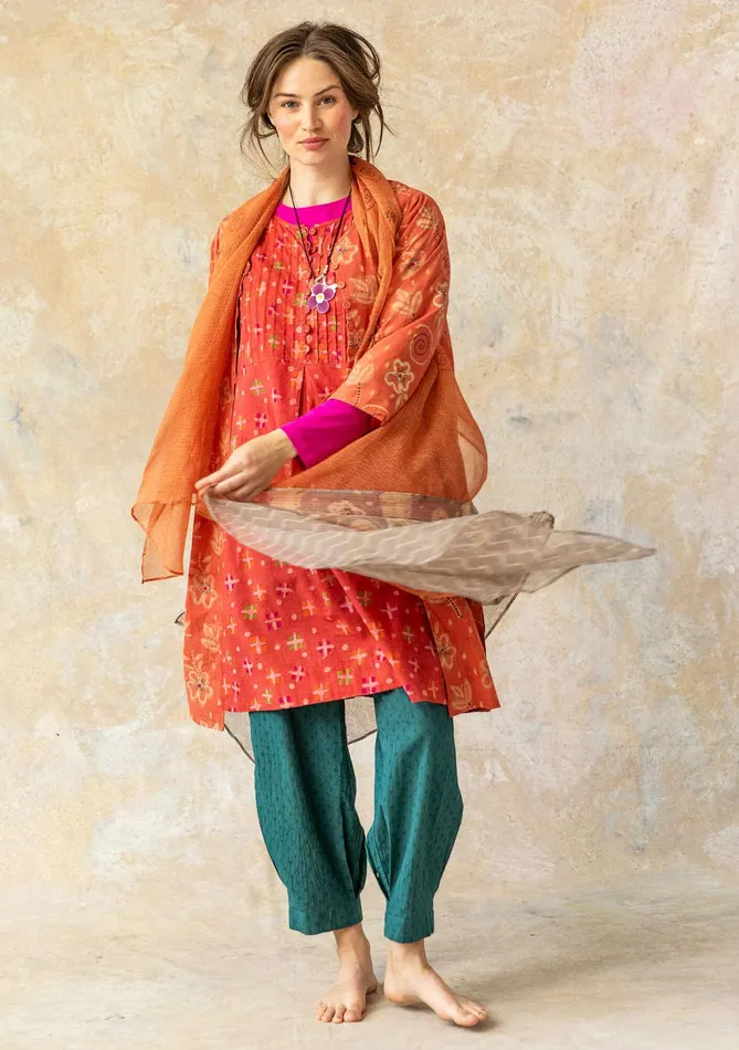 Gudrun Sjdn Neela Woven Dress In Organic Cotton Women Dresses