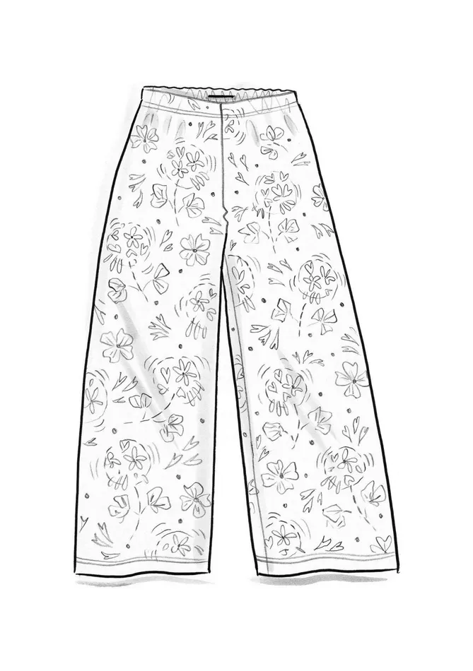 Gudrun Sjdn Selma Velour Pants In Organic Cotton Women Pants