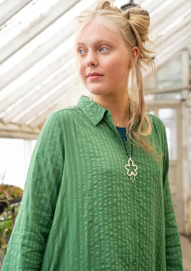 Gudrun Sjdn VxE4rmland Woven Shirt Dress In Organic Cotton Women Tops and Shirts