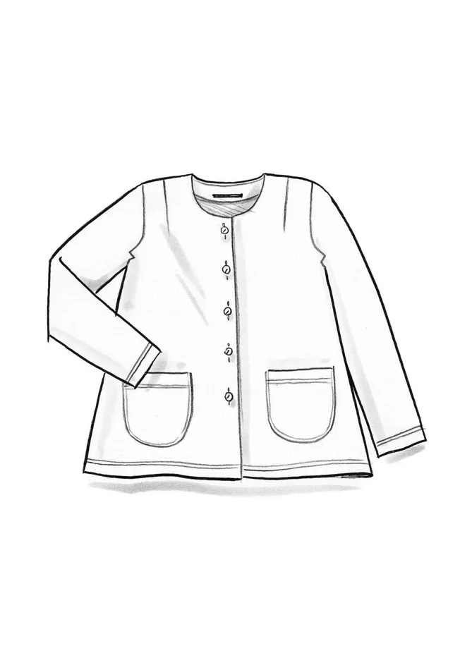 Gudrun Sjdn Velour Cardigan In Organic Cotton Women Tops and Shirts