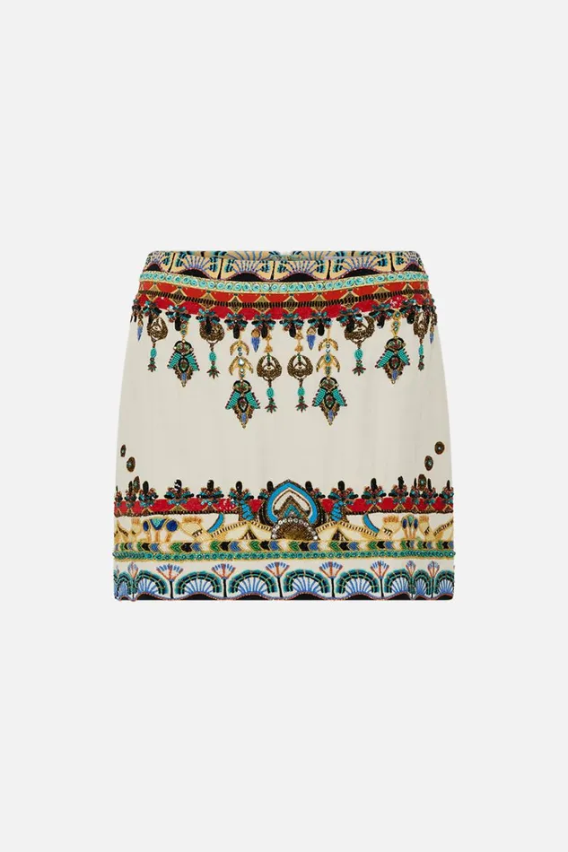 HAND EMBELLISHED MINI SKIRT VALLEY OF THE QUEENS Valley Of The Queens Womens Camilla Skirts