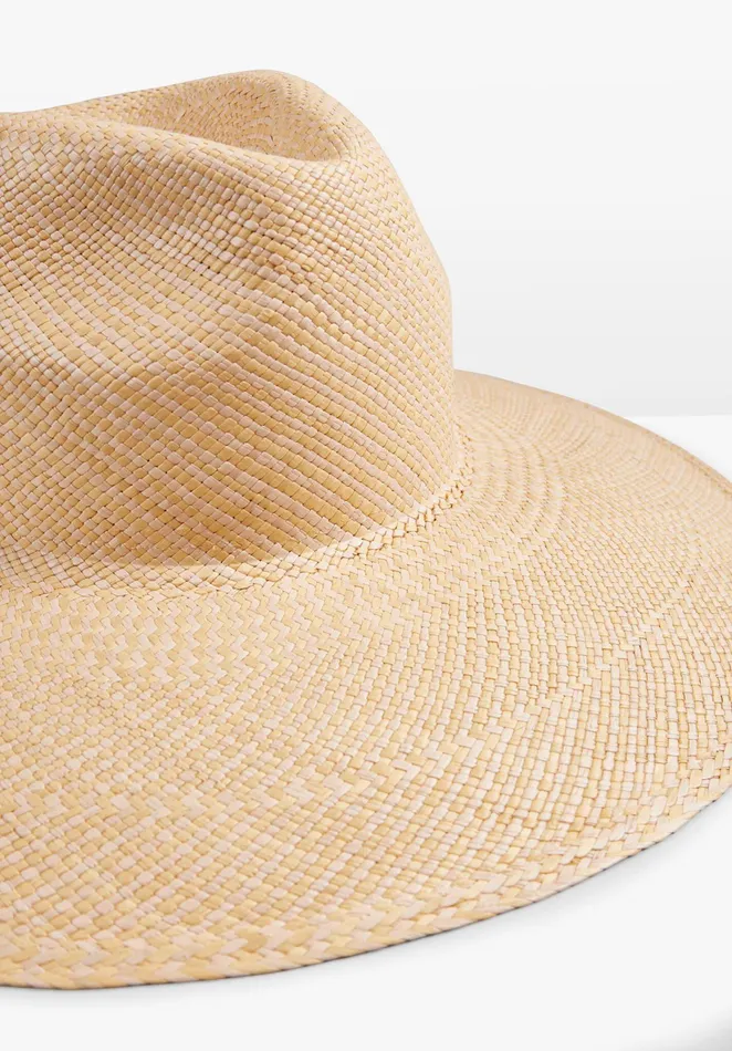 Hats Women Hush Straw Fedora Beige