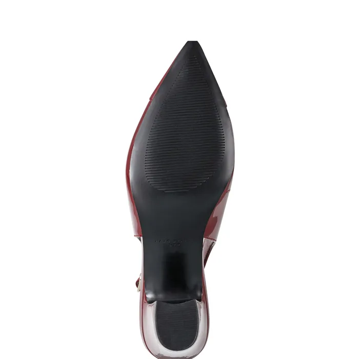 Heels and Pumps Marc Fisher Women Blakeley Slingback Pump Red Patent Leather