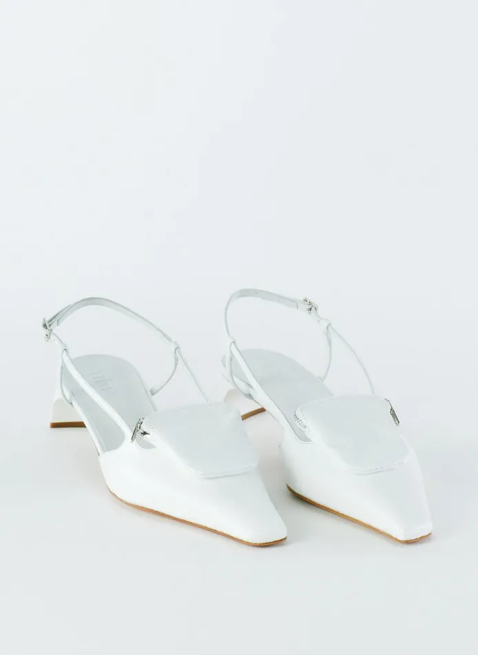 Heels Women Tibi Croc Print Victor Slingback