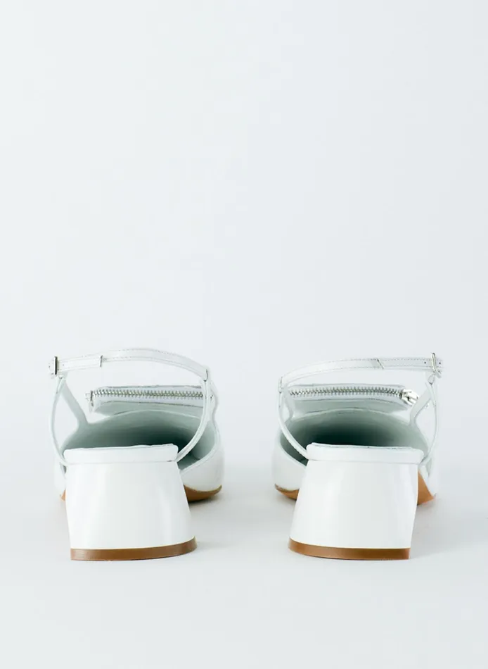 Heels Women Tibi Croc Print Victor Slingback