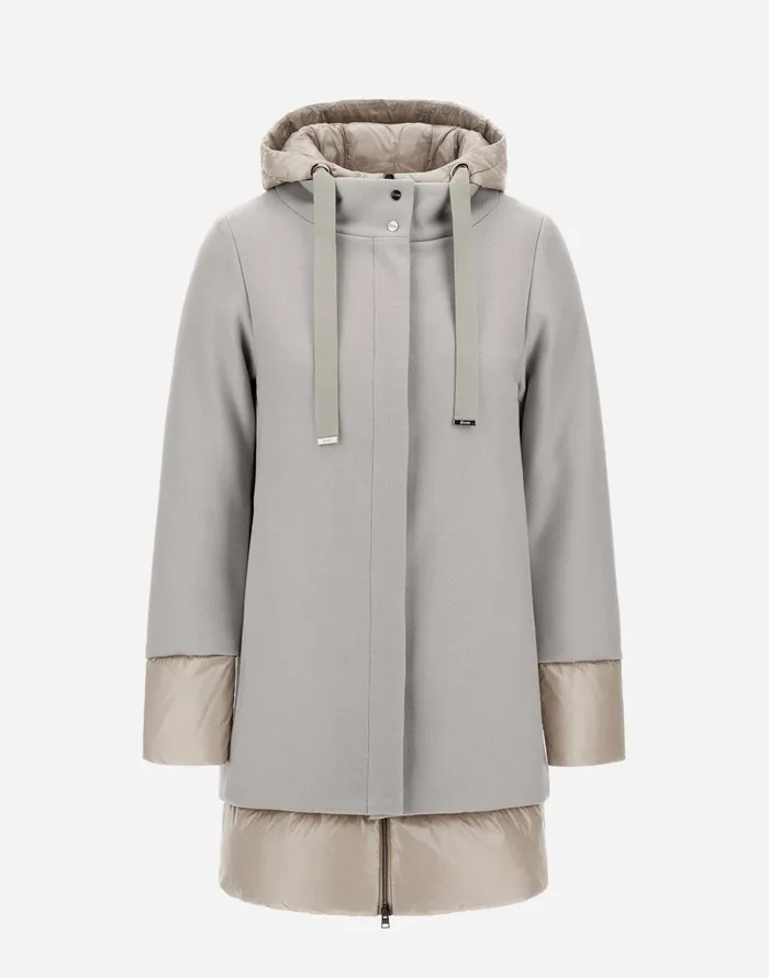 Herno ASHAPE JACKET IN ECOWOOL AND NYLON ULTRALIGHT Chantilly Women AShape