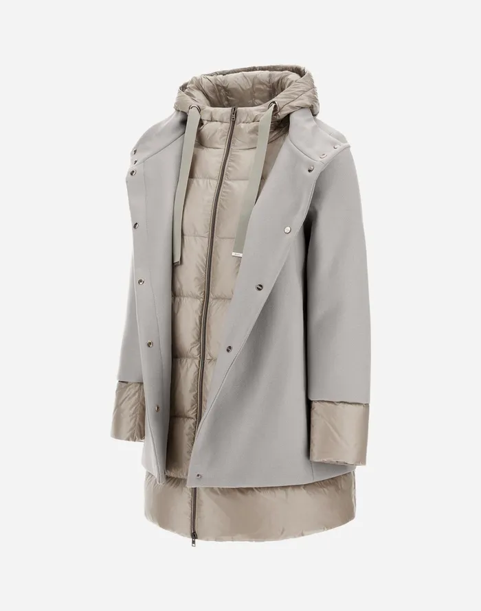 Herno ASHAPE JACKET IN ECOWOOL AND NYLON ULTRALIGHT Chantilly Women AShape