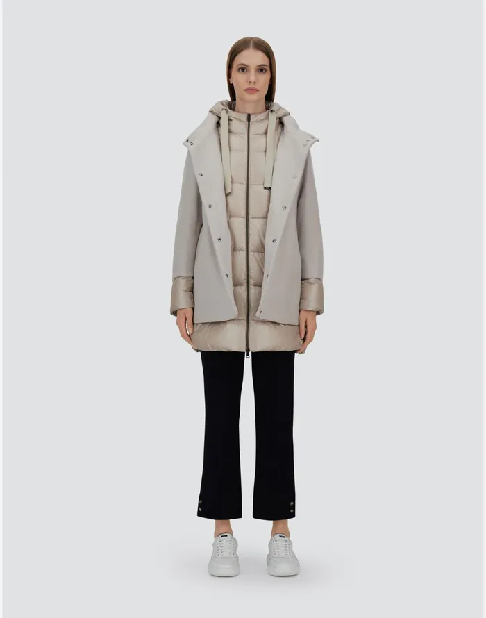 Herno ASHAPE JACKET IN ECOWOOL AND NYLON ULTRALIGHT Chantilly Women AShape