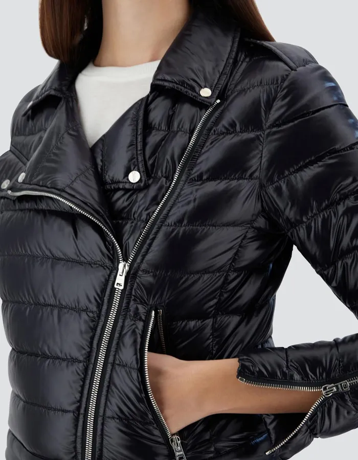 Herno BOMBER JACKET IN NYLONULTRALIGHT Black Women Parka and Jackets