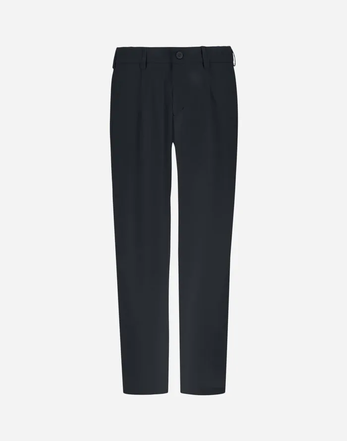 Herno COTTON FEEL TROUSERS WITH DRAWSTRING Blu Navy Men Trousers