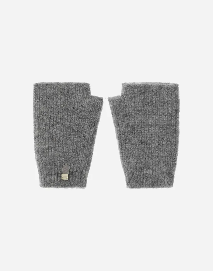 Herno GLOVES IN PLAINALPACA WOOL Putty Women Sleeves and Gloves
