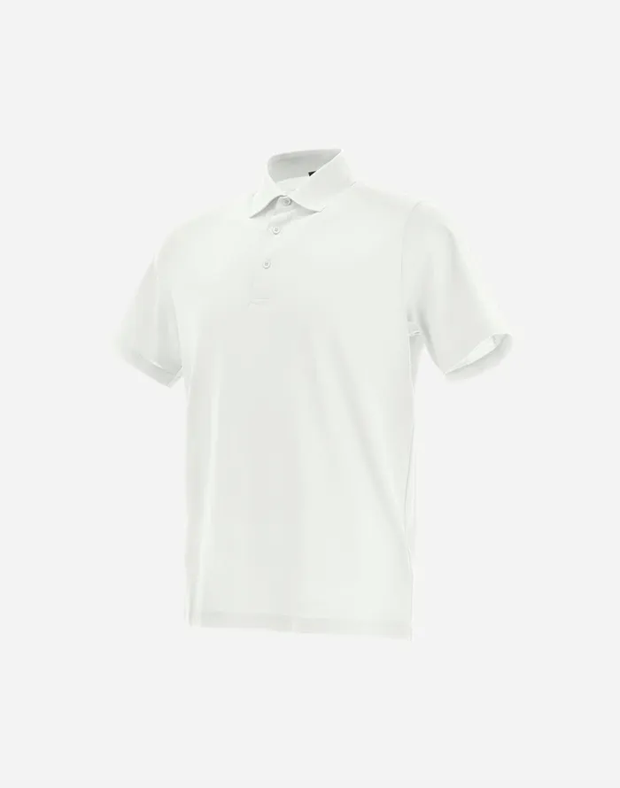 Herno JERSEY CREPE POLO SHIRT White Men Tshirts and Polo Shirts