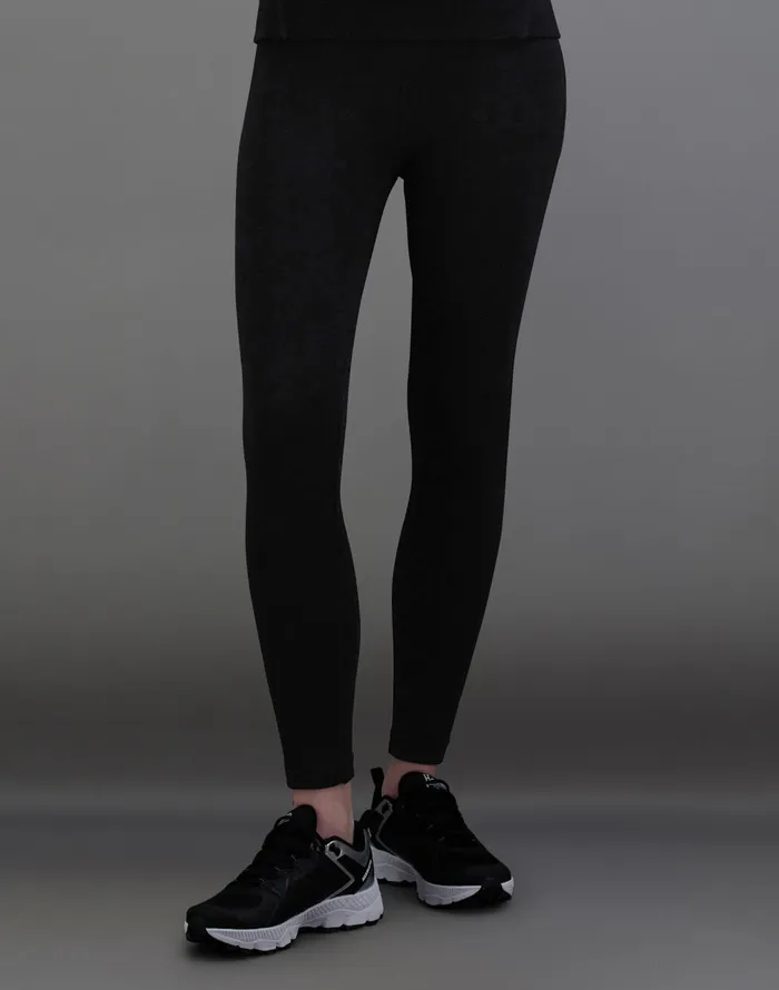Herno LAMINAR TROUSERS IN WOOL TECH BASE LAYER Black Women Trousers
