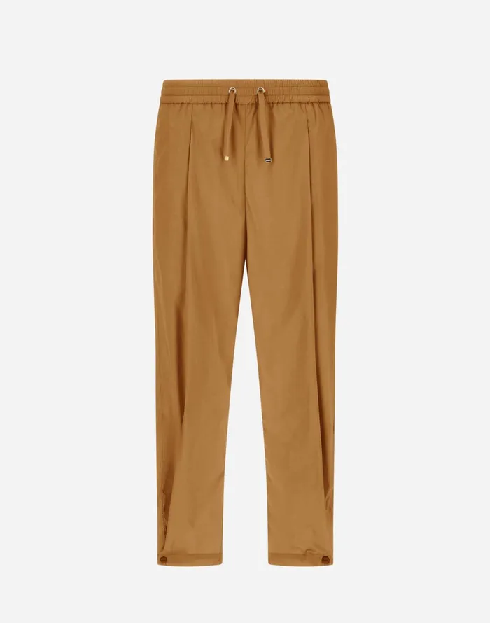 Herno LIGHT NYLON STRETCH TROUSERS Camel Women Trousers