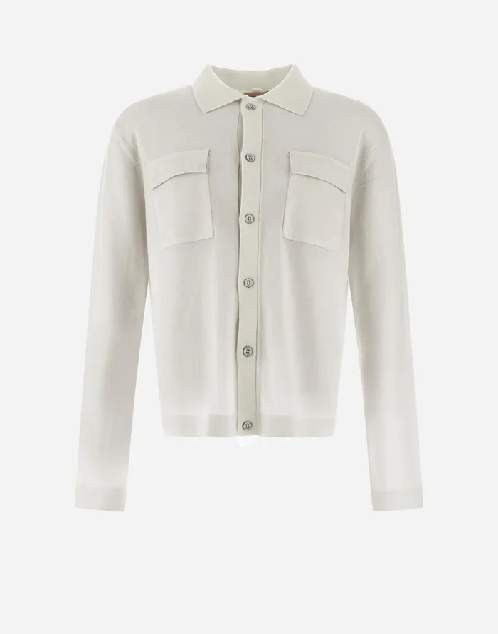 Herno RESORT SHIRT IN ETERNITY CASHMERE Natural Men Shirts