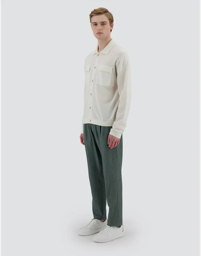 Herno RESORT SHIRT IN ETERNITY CASHMERE Natural Men Shirts