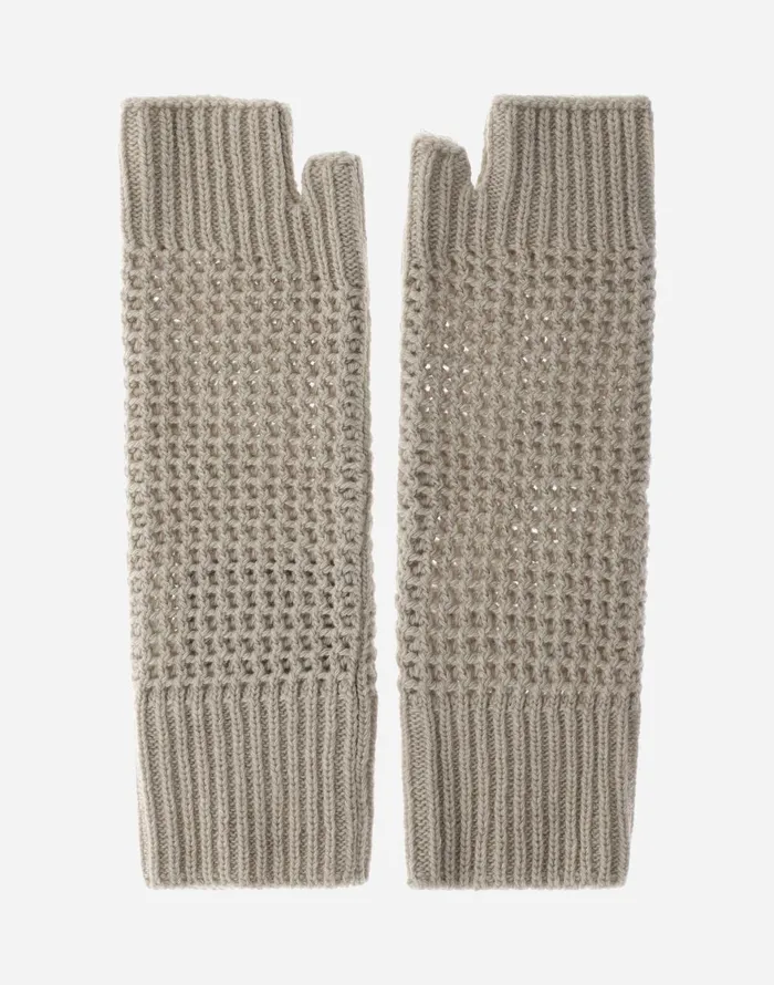 Herno RESORT SLEEVES IN INFINITY CUT OUT Ivory Women Sleeves and Gloves