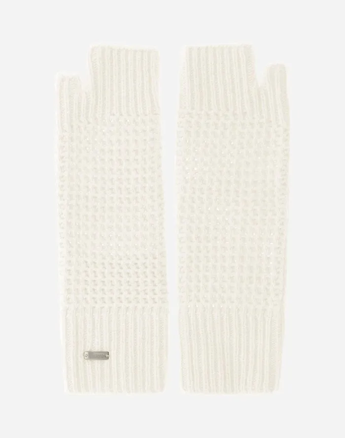 Herno RESORT SLEEVES IN INFINITY CUT OUT White Women Sleeves and Gloves