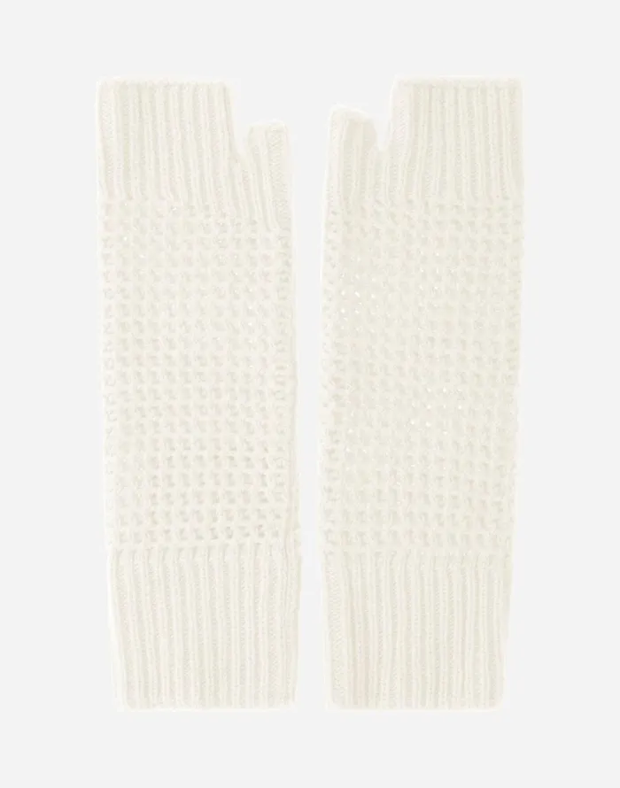 Herno RESORT SLEEVES IN INFINITY CUT OUT White Women Sleeves and Gloves