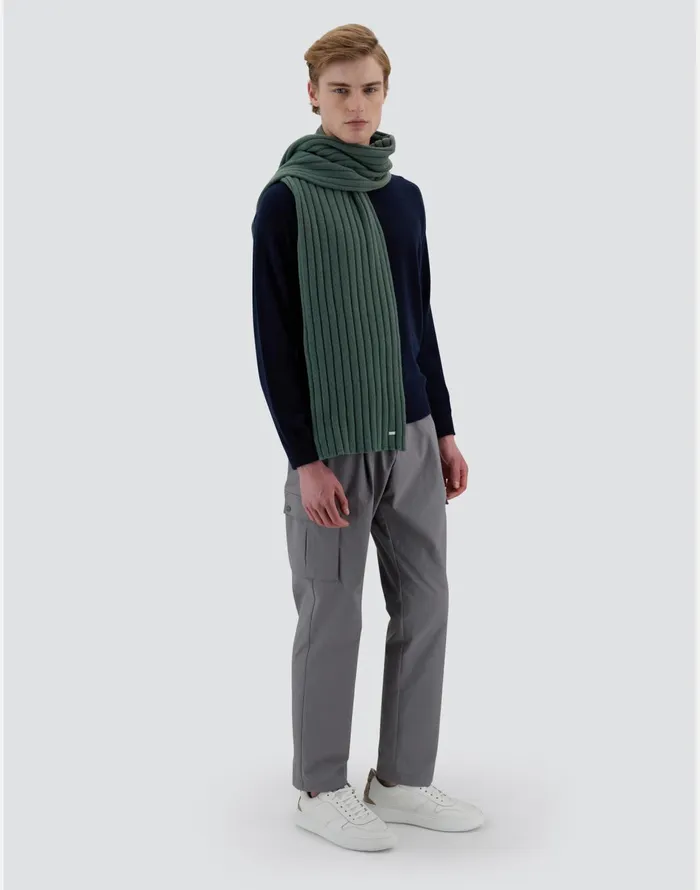 Herno RESORT SWEATER IN PLAIN CASHMERE Navy Blue Men Knitwear