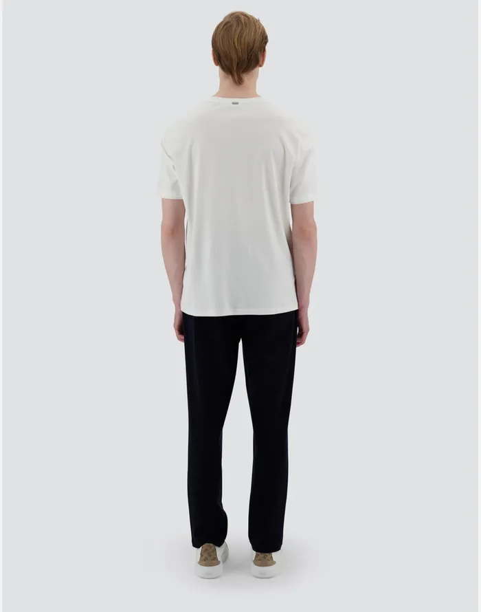 Herno RESORT TSHIRT IN BASIC COTTON White Men Tshirts and Polo Shirts