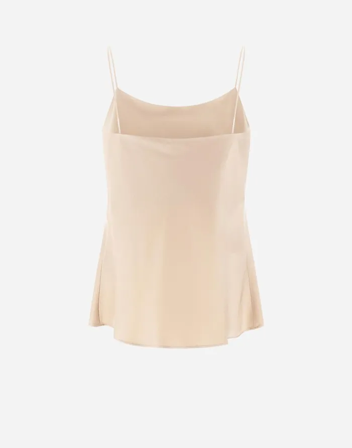 Herno RESORT TOP IN SATIN EFFECT Chantilly Women Tshirts and Tops