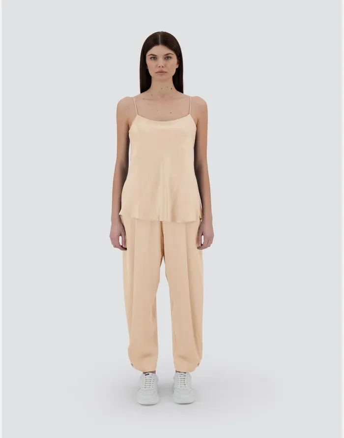 Herno RESORT TOP IN SATIN EFFECT Chantilly Women Tshirts and Tops