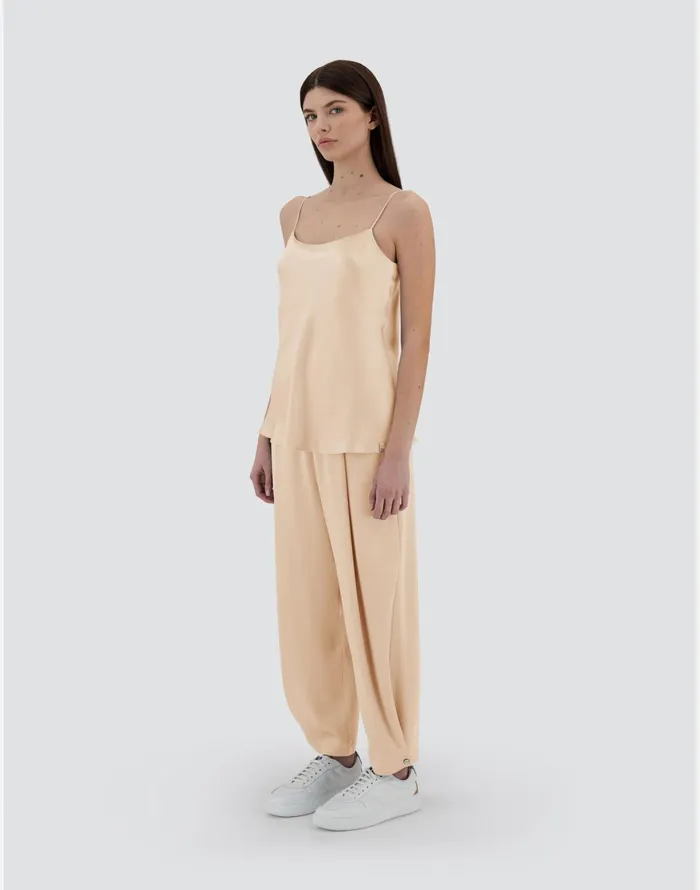 Herno RESORT TOP IN SATIN EFFECT Chantilly Women Tshirts and Tops