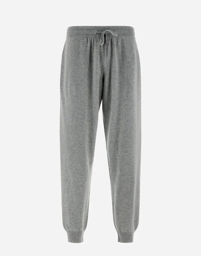 Herno RESORT TRACKSUIT IN ETERNITY CASHMERE and LIGHT NYLON STRETCH Putty Men Knitwear