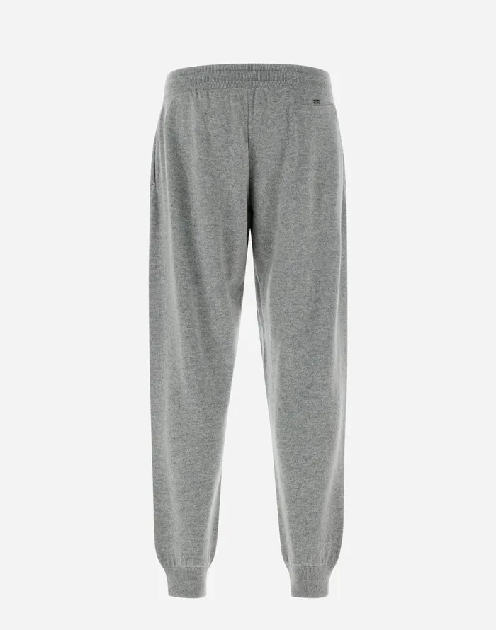 Herno RESORT TRACKSUIT IN ETERNITY CASHMERE and LIGHT NYLON STRETCH Putty Men Knitwear