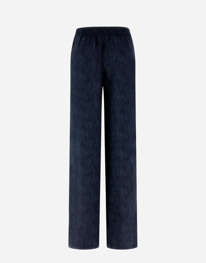 Herno RESORT TROUSERS IN DENIM PRINT Denim Women Trousers