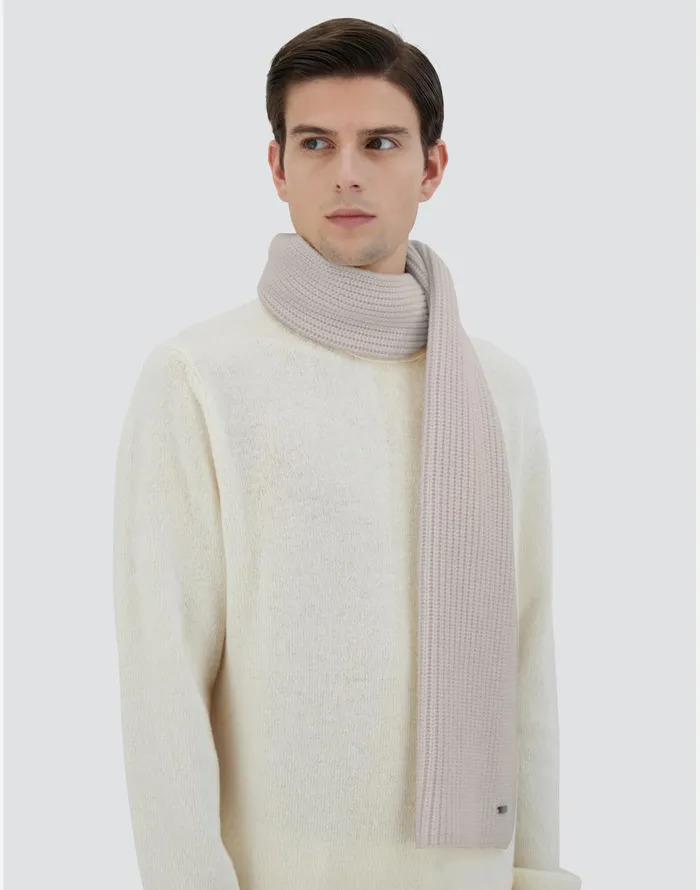 Herno SCARF IN ETERNITY CASHMERE Chantilly Men Scarves