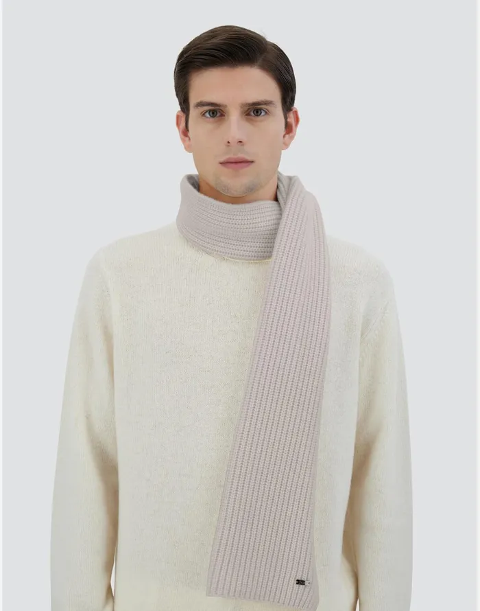 Herno SCARF IN ETERNITY CASHMERE Chantilly Men Scarves