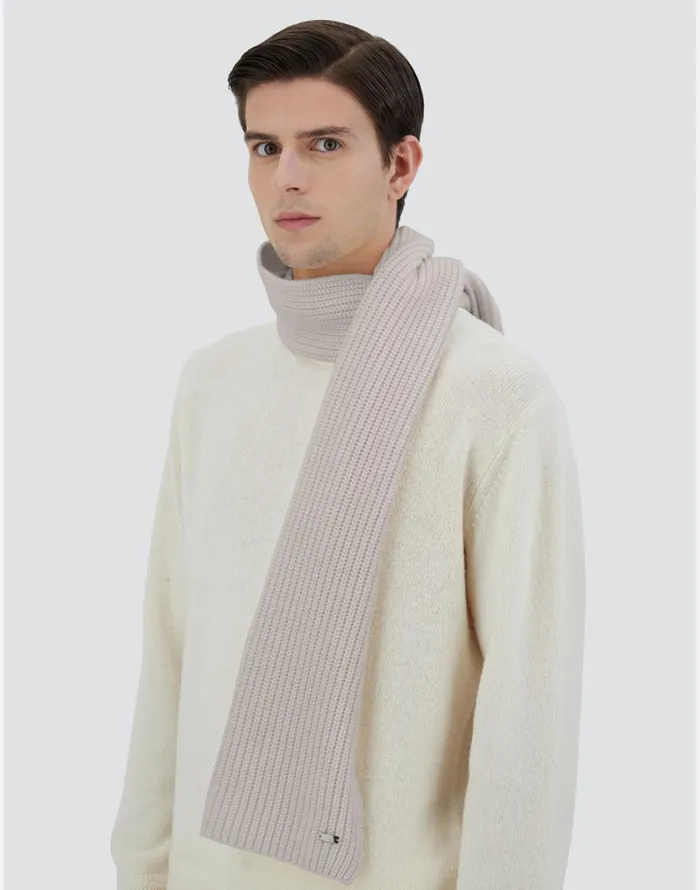 Herno SCARF IN ETERNITY CASHMERE Chantilly Men Scarves