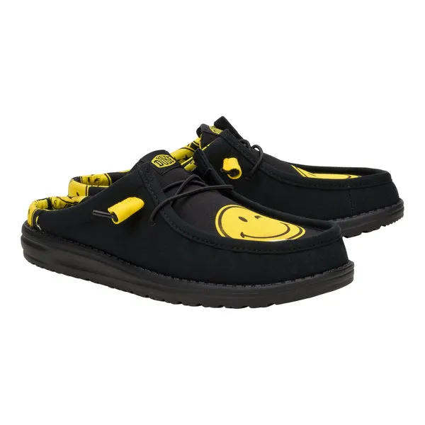 heydude Wally Slip SMILEYWORLD Smiley BlackYellow Apparel Wally