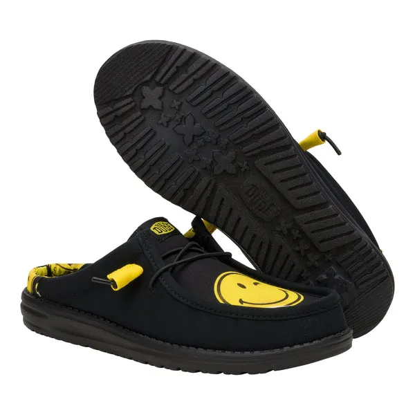heydude Wally Slip SMILEYWORLD Smiley BlackYellow Apparel Wally