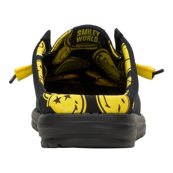 heydude Wally Slip SMILEYWORLD Smiley BlackYellow Apparel Wally