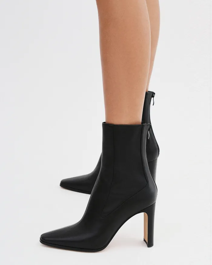 HIGH BOOTS jomercer Women June high ankle boots black leather