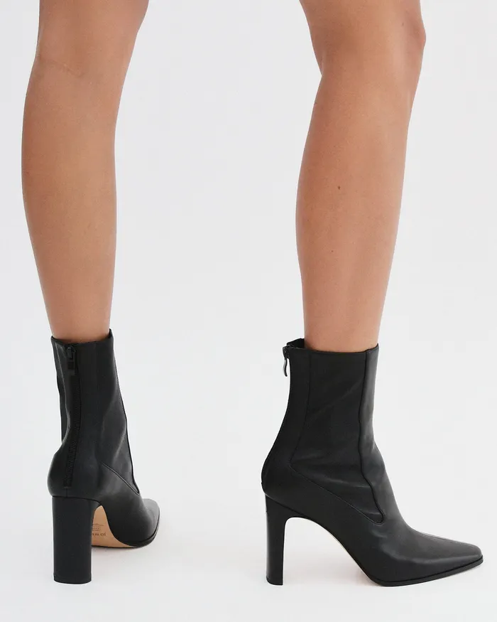 HIGH BOOTS jomercer Women June high ankle boots black leather