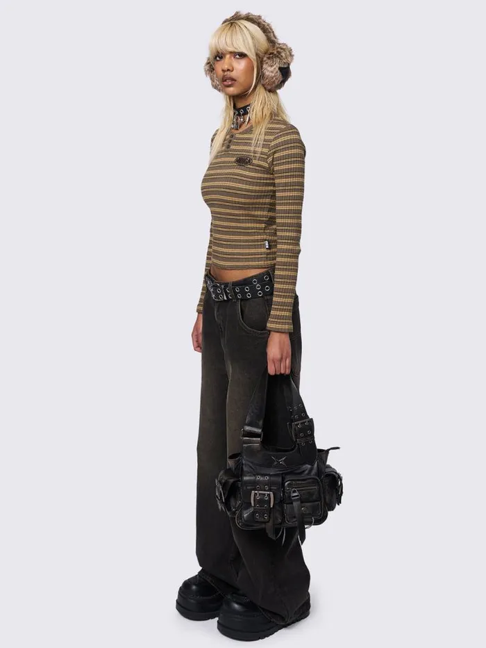 Honey Striped Top Women Minga London Tops and TShirts
