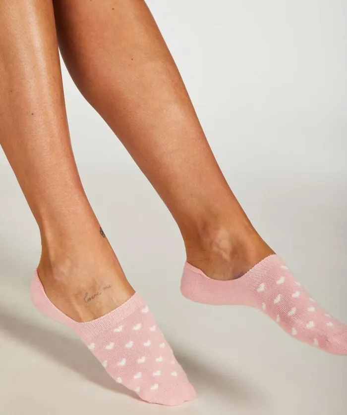 Hunkemller 2 Pairs Footsies 8211 Pink Pink 8211 Women