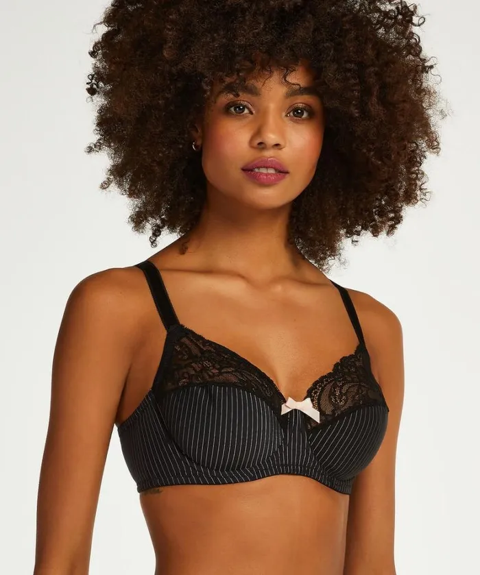 Hunkemller Adalyn NonPadded Underwired Bra 8211 Black Black 8211 Women