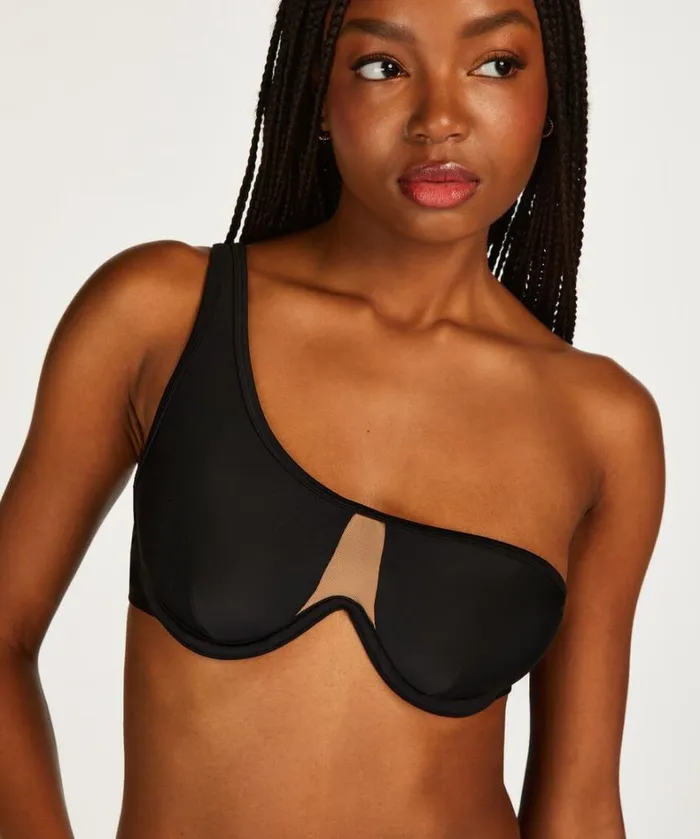 Hunkemller Belize NonPadded Underwired Bikini Top 8211 Black 8211 Women