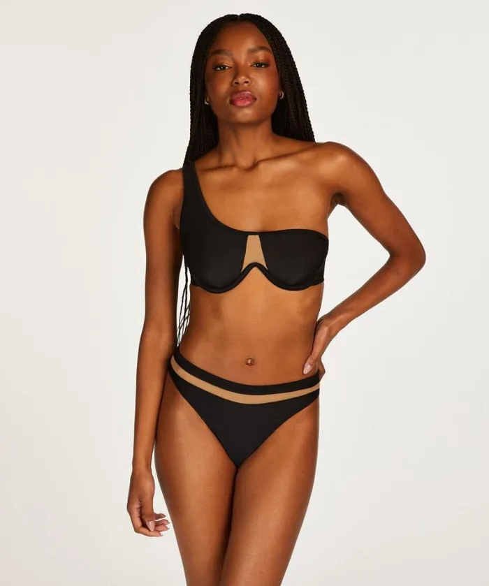 Hunkemller Belize NonPadded Underwired Bikini Top 8211 Black 8211 Women