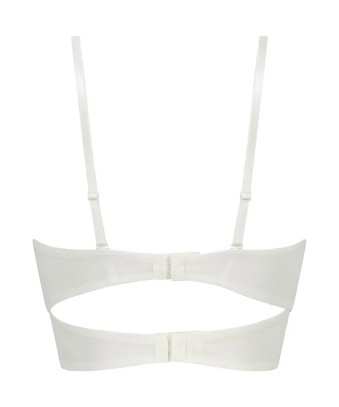 Hunkemller Chlo Padded Underwired Longline Maximizer Bra 8211 White 8211 Women