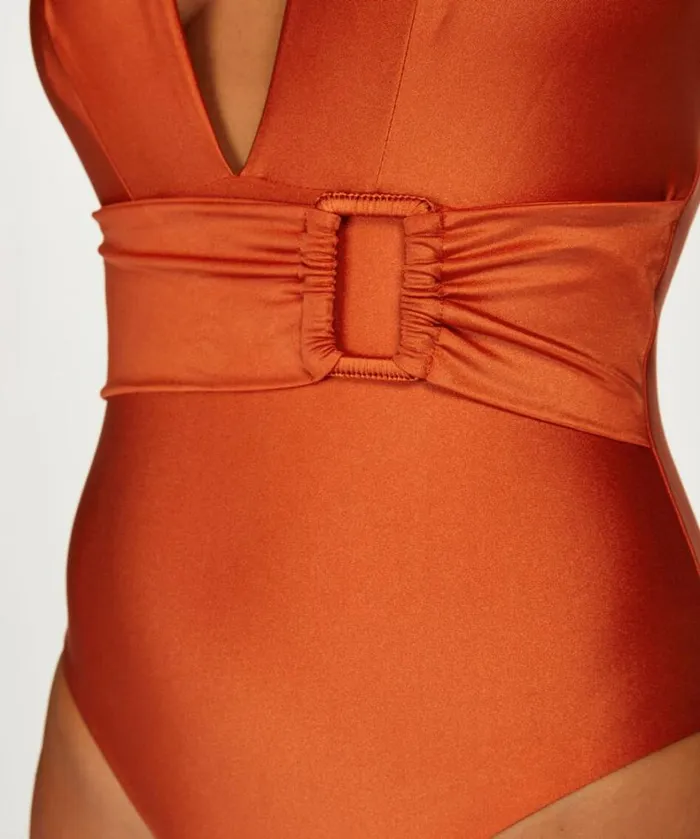 Hunkemller Corfu Swimsuit 8211 Orange 8211 Women Hunkemller Corfu Swimsuit 8211 Orange 8211 Women
