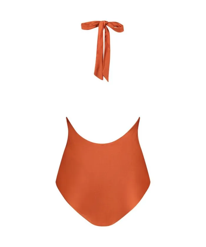 Hunkemller Corfu Swimsuit 8211 Orange 8211 Women Hunkemller Corfu Swimsuit 8211 Orange 8211 Women