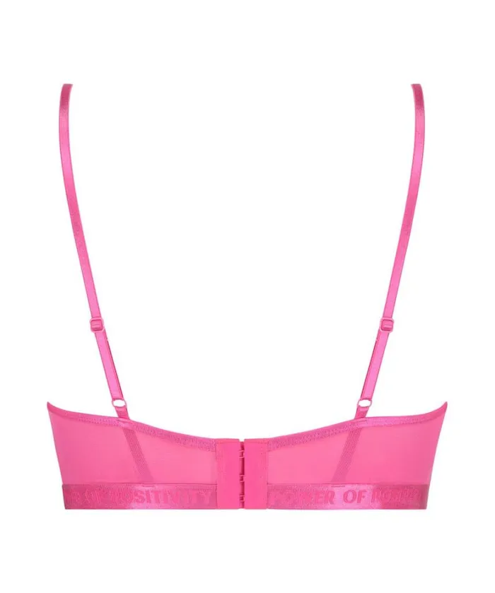 Hunkemller Honey NonPadded Longline Underwired Bra 8211 Pink Pink 8211 Women Hunkemller Honey NonPadded Longline Underwired Bra 8211 Pink Pink 8211 Women
