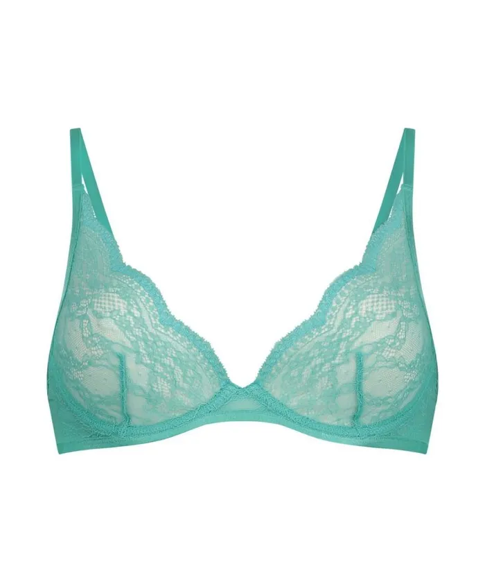 Hunkemller Isabelle Nonpadded Underwired Bra 8211 Green Green 8211 Women Hunkemller Isabelle Nonpadded Underwired Bra 8211 Green Green 8211 Women
