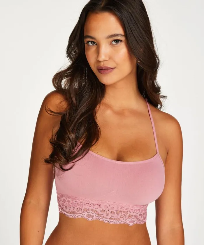 Hunkemller Marine Seamless Bralette 8211 Pink Pink 8211 Women